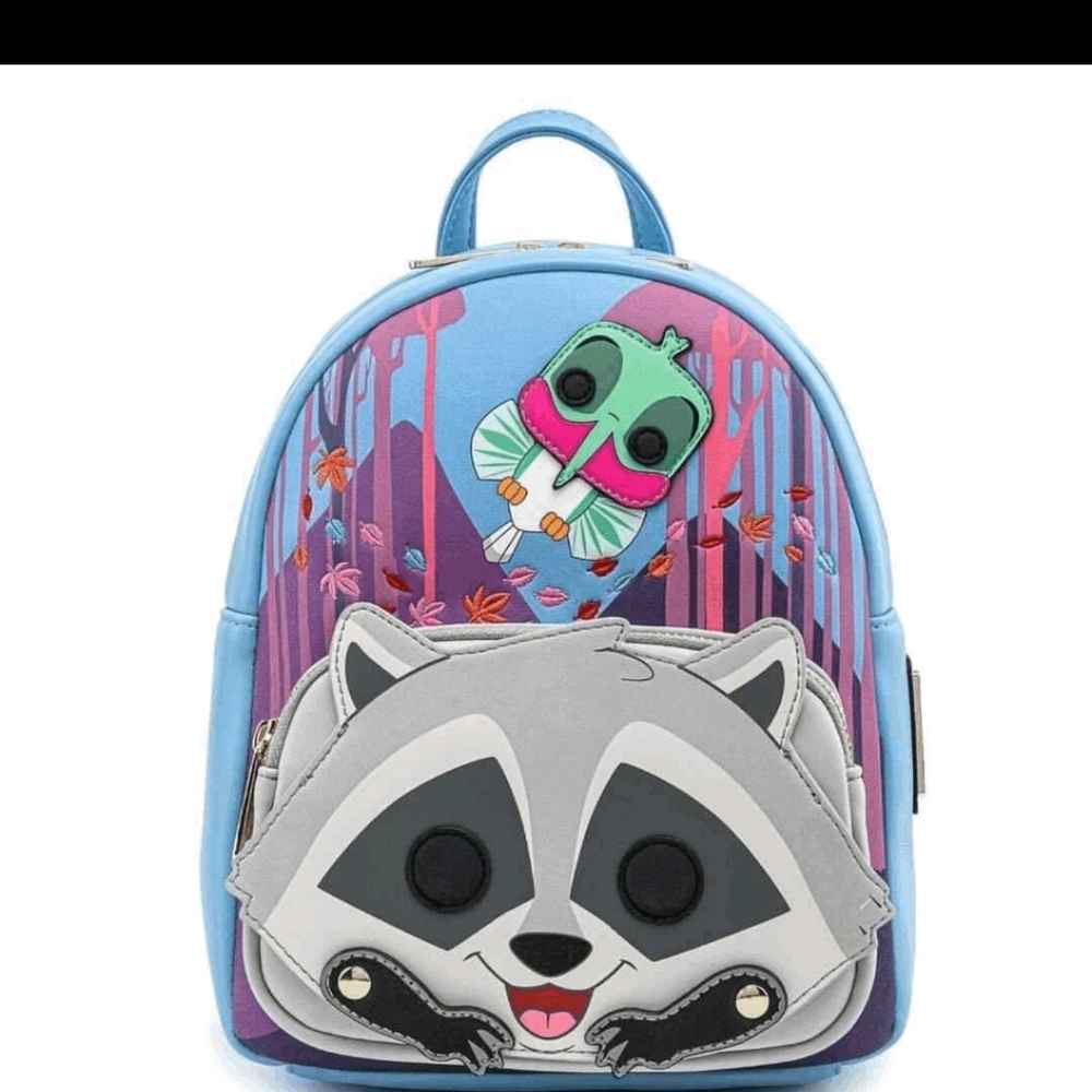 Loungefly Disney Pocahontas Meeko & Flint Earthday Mini Backpack